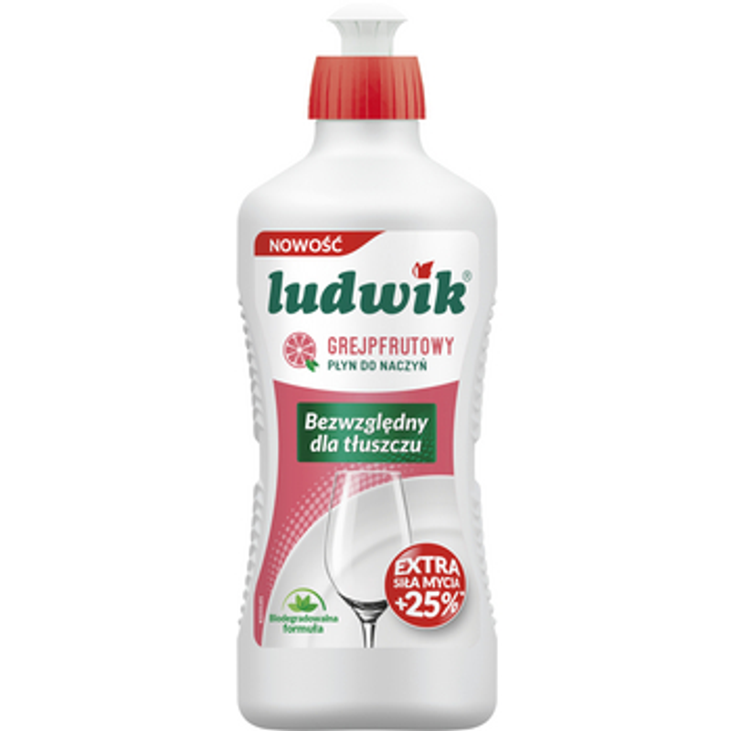 Ludwik płyn do mycia naczyń 450g - grejpfrutowy